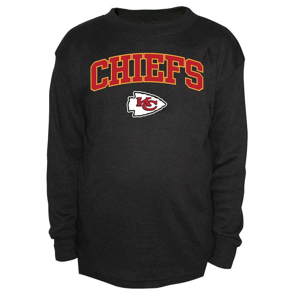 Big & Tall Thermal Long Sleeve Crew Neck T-Shirt - Kansas City Chiefs
