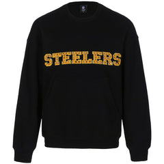 Cuce Women's Chenille Jeweled Sweatshirt - Pittsburgh Steelers