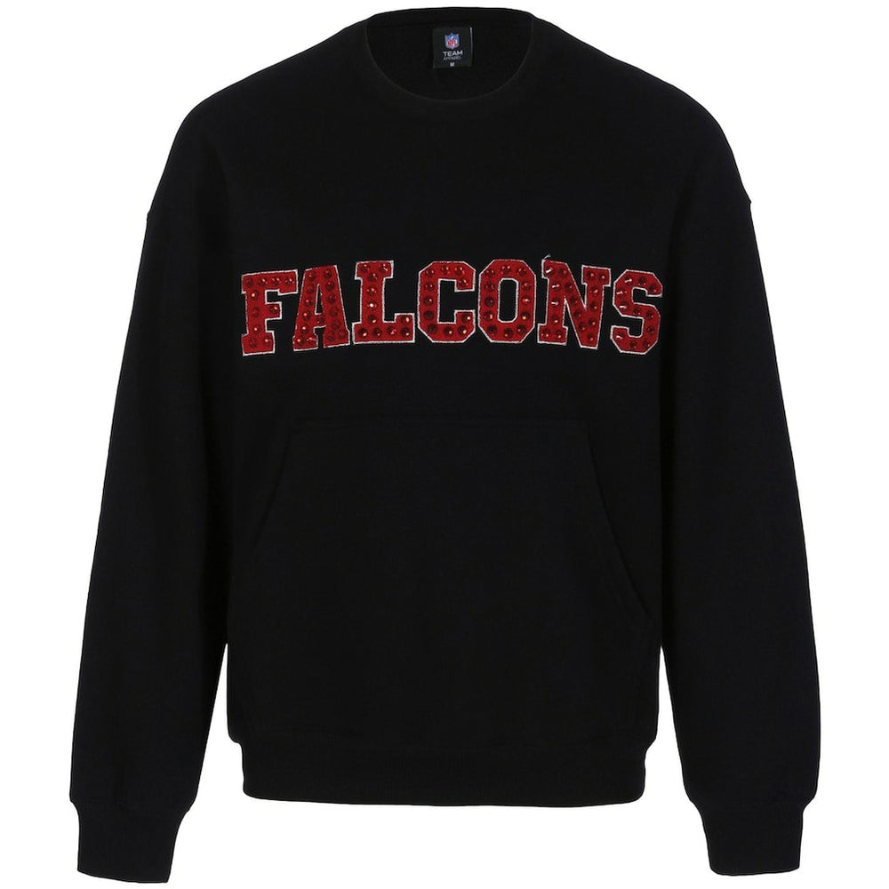 Cuce Women's Chenille Jeweled Sweatshirt - Atlanta Falcons