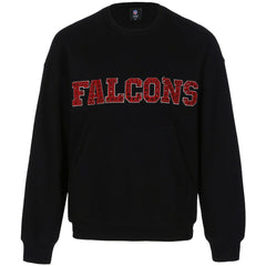 Cuce Women's Chenille Jeweled Sweatshirt - Atlanta Falcons