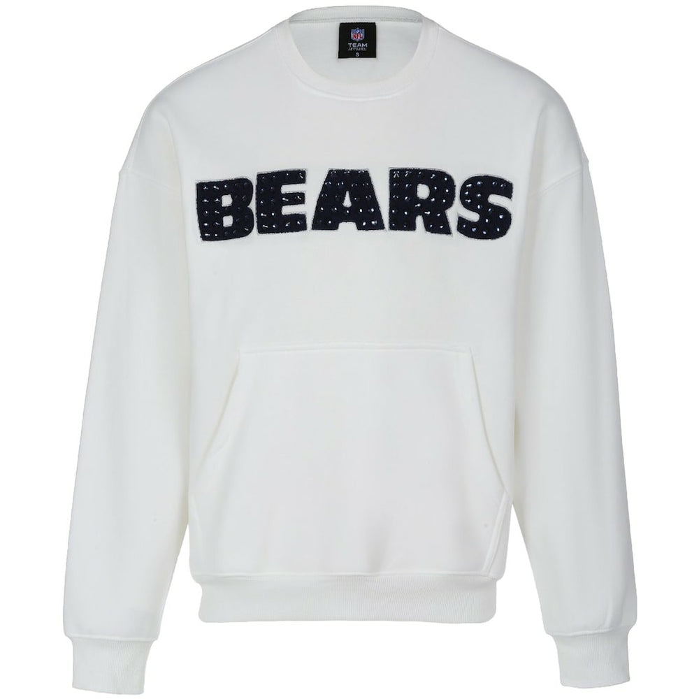 Cuce Women's Chenille Jeweled Sweatshirt - Chicago Bears