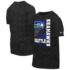 Retro Logo Enzyme Washed Oversized T-Shirt - Seattle Seahawks