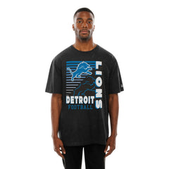 Enzyme Washed Oversized T-Shirt - Detroit Lions