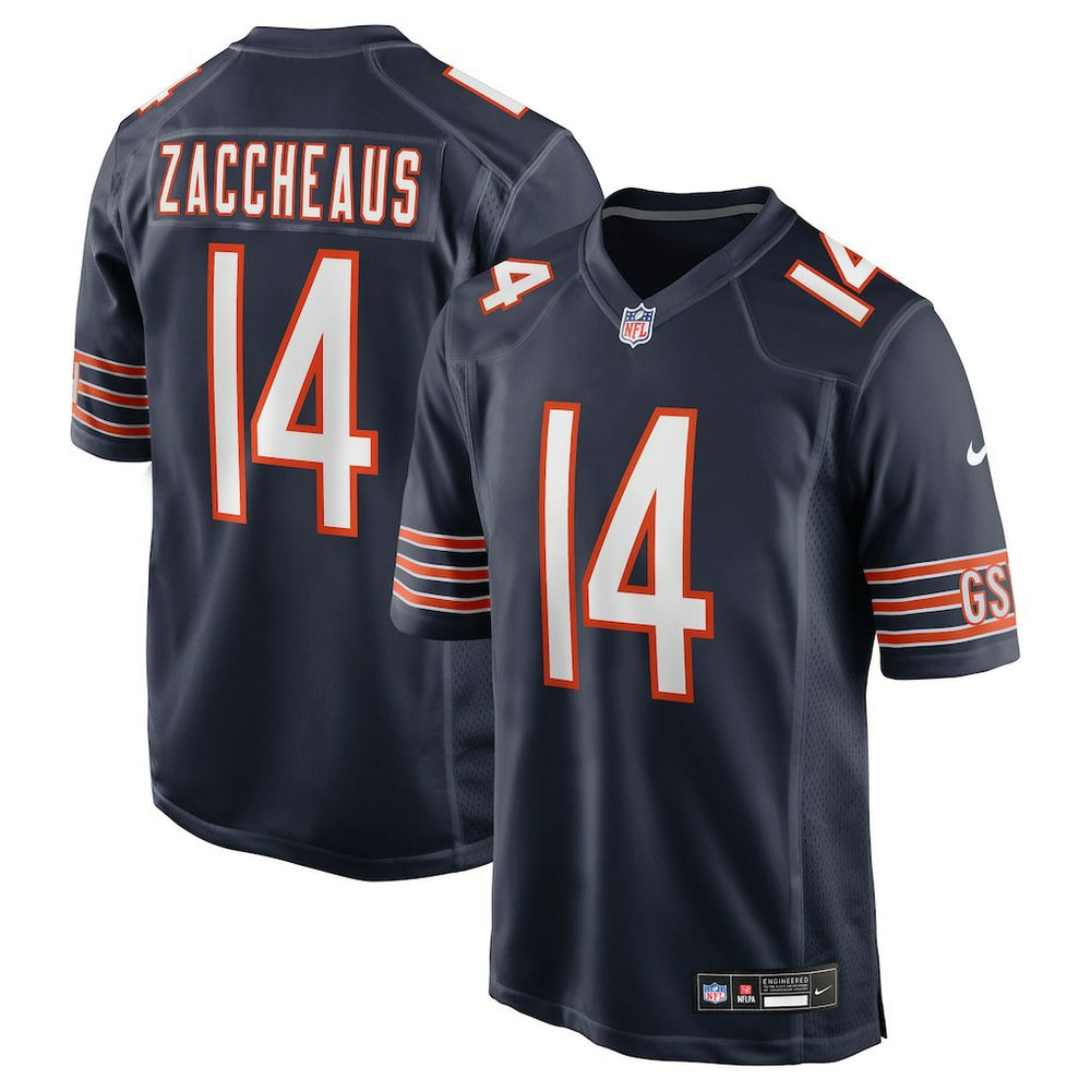 Olamide Zaccheaus Team Game Jersey - Chicago Bears