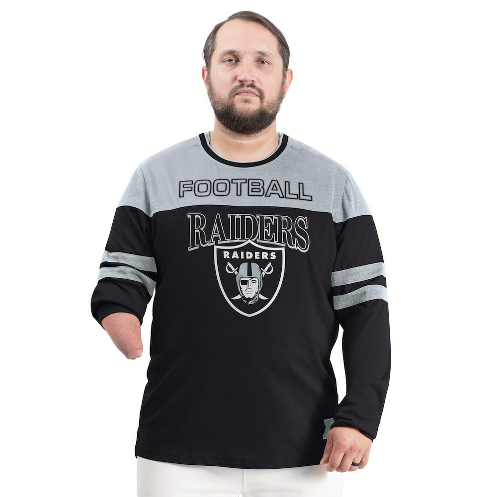 G-III Sports by Carl Banks Adaptive Outlast Long Sleeve T-Shirt - Las Vegas Raiders