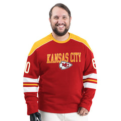 G-III Sports by Carl Banks Adaptive Lord Stanley Crewneck Sweatshirt - Kansas City Chiefs