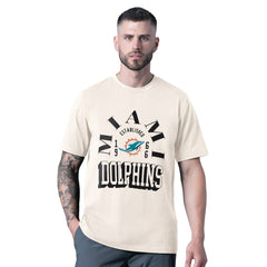 MSX by Michael Strahan Whiteout Vintage T-Shirt - Miami Dolphins