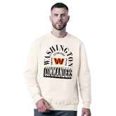 MSX by Michael Strahan Whiteout Tri-Blend Sweatshirt - Washington Commanders