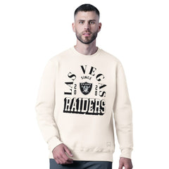 MSX by Michael Strahan Whiteout Tri-Blend Sweatshirt - Las Vegas Raiders