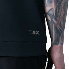 MSX by Michael Strahan Tri-Blend Rebound Sleeveless Hoodie - Houston Texans
