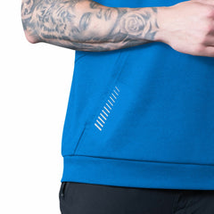 MSX by Michael Strahan Tri-Blend Rebound Sleeveless Hoodie - Detroit Lions