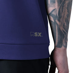 MSX by Michael Strahan Tri-Blend Rebound Sleeveless Hoodie - Baltimore Ravens