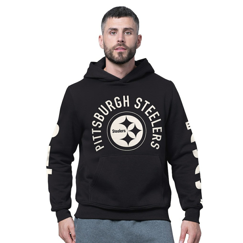 Starter Handoff Fleece Hoodie Sweatshirt - Pittsburgh Steelers