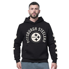 Starter Handoff Fleece Hoodie Sweatshirt - Pittsburgh Steelers