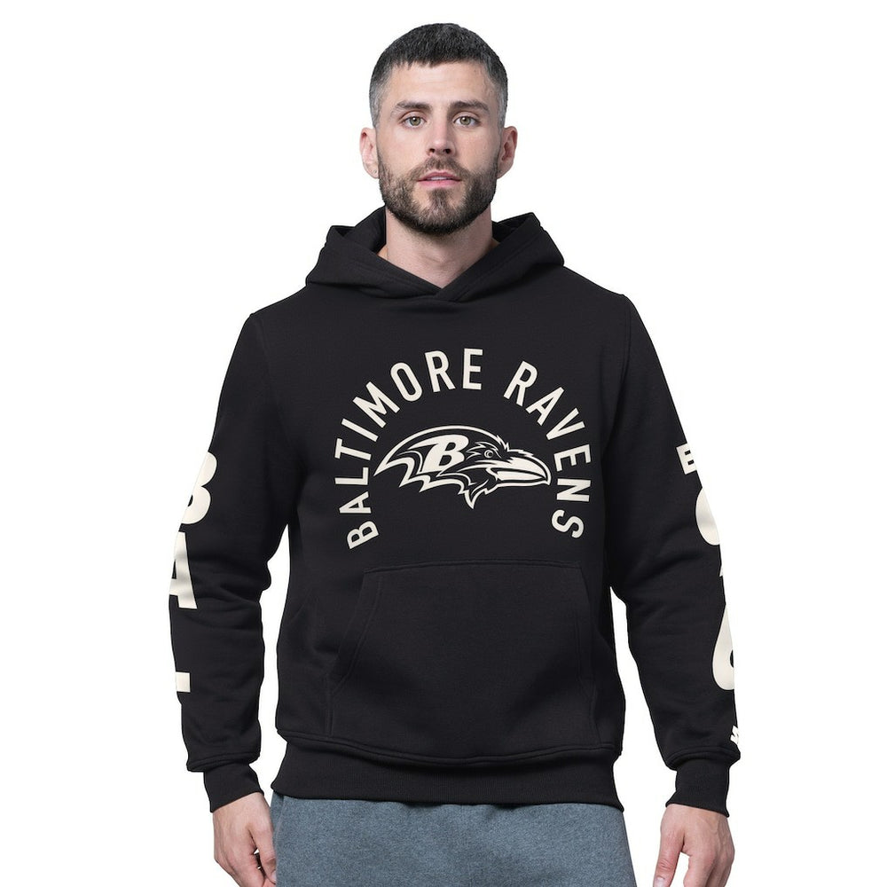 Starter Handoff Fleece Hoodie Sweatshirt - Baltimore Ravens