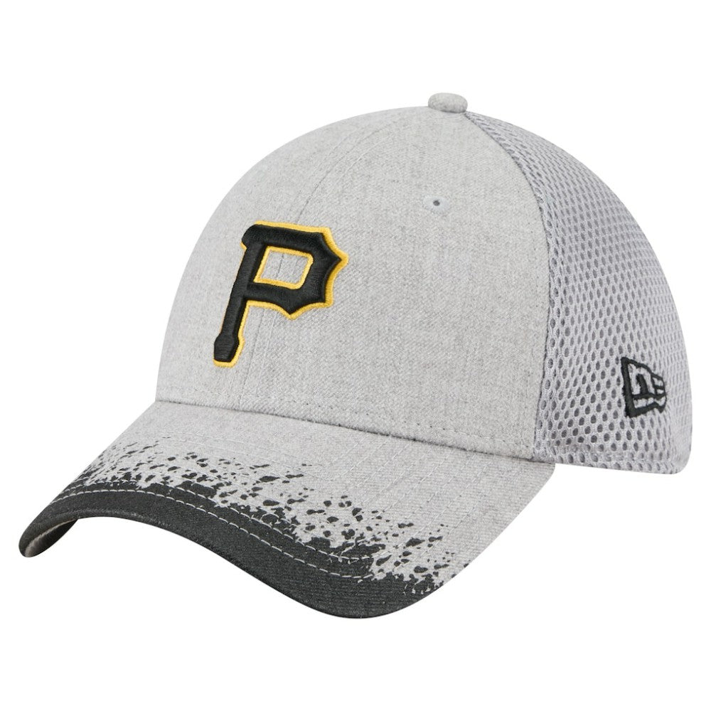 MLB Pittsburgh Pirates New Era Visor Paint Splatter 39THIRTY Flex Hat