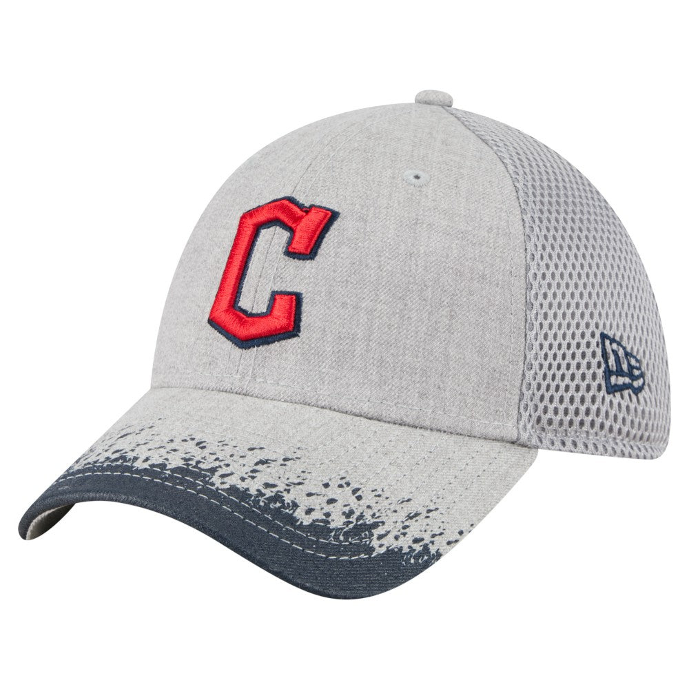 MLB Cleveland Guardians New Era Visor Paint Splatter 39THIRTY Flex Hat