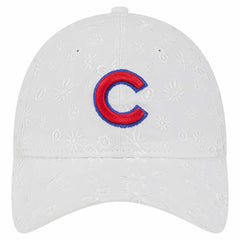 MLB Chicago Cubs New Era Women's Floral Mesh 9TWENTY Adjustable Hat