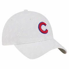 MLB Chicago Cubs New Era Women's Floral Mesh 9TWENTY Adjustable Hat