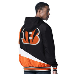 G-III Sports by Carl Banks Dual Threat Reversable Full-Zip Hooded Jacket - Cincinnati Bengals