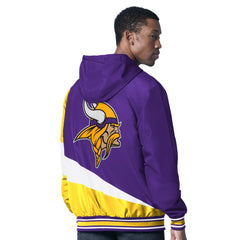 G-III Sports by Carl Banks Dual Threat Reversable Full-Zip Hooded Jacket - Minnesota Vikings