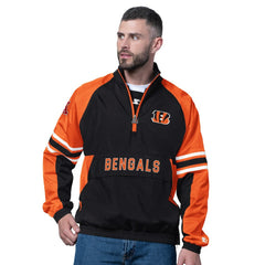 Starter Prospect Half-Zip Pullover - Cincinnati Bengals