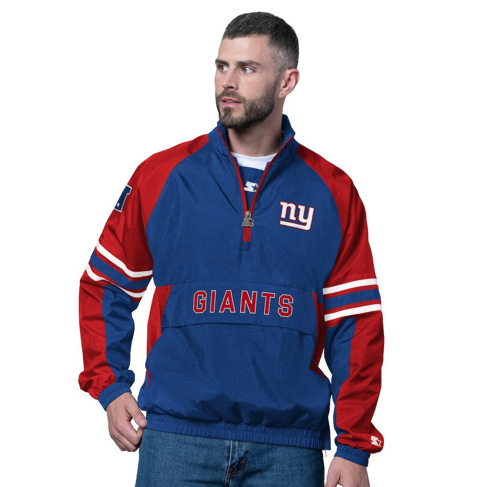 Starter Prospect Half-Zip Pullover - New York Giants