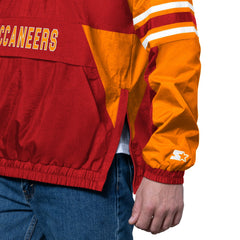 Starter Vintage Logo Prospect Half-Zip Pullover - Tampa Bay Buccaneers