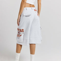 Off Season x NFL Women's Fleece Cargo Shorts - Kansas City Chiefs