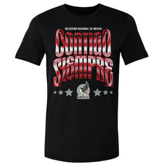 Mexico National Team 500 Level Contigo Siempre Vintage T-Shirt - Black