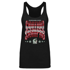 Mexico National Team 500 Level Women's Contigo Siempre Vintage Tri-Blend Tank Top - Black