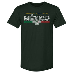 Mexico National Team 500 Level Inline Premium Tri-Blend T-Shirt - Forest Green