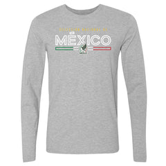 Mexico National Team 500 Level Inline Long Sleeve T-Shirt - Heather Gray