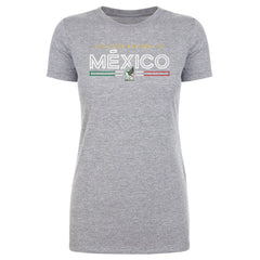 Mexico National Team 500 Level Women's Inline T-Shirt - Heather Gray