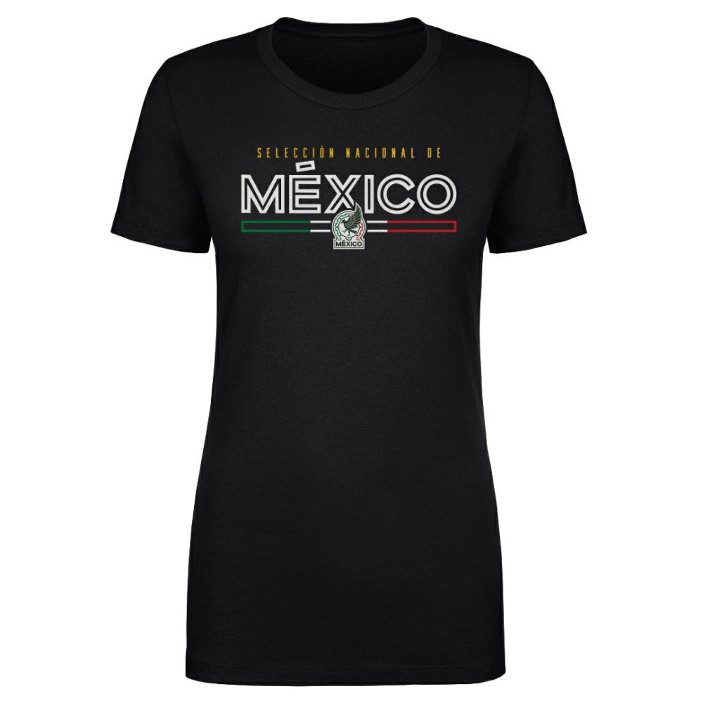 Mexico National Team 500 Level Women's Inline T-Shirt - Black