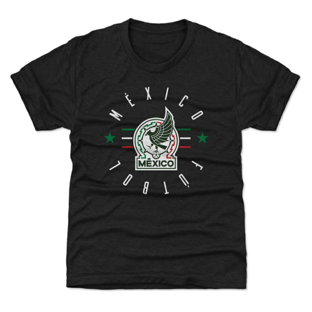 Mexico National Team 500 Level Youth Futbol T-Shirt - Black