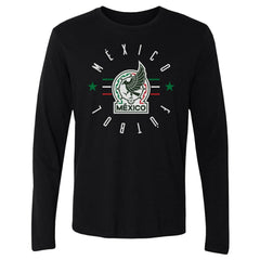Mexico National Team 500 Level Futbol Long Sleeve T-Shirt - Black