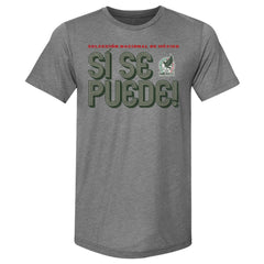 Mexico National Team 500 Level Si Se Puede Inline Bold Premium Tri-Blend T-Shirt - Gray