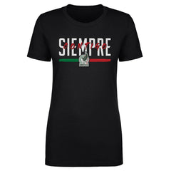 Mexico National Team 500 Level Women's Siempre Contigo T-Shirt - Black