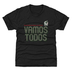 Mexico National Team 500 Level Youth Vamos Todos Inline Bold T-Shirt - Black