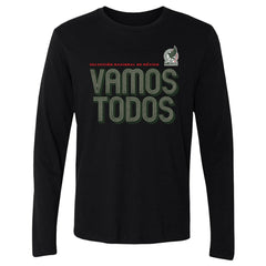 Mexico National Team 500 Level Vamos Todos Inline Bold Long Sleeve T-Shirt - Black