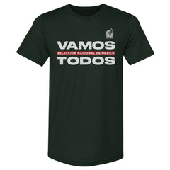 Mexico National Team 500 Level Vamos Todos Premium Tri-Blend T-Shirt - Dark Green