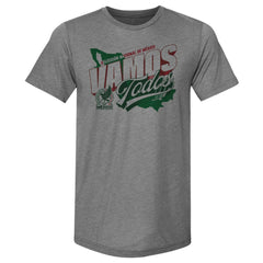 Mexico National Team 500 Level Vamos Todos Country Premium Tri-Blend T-Shirt - Gray