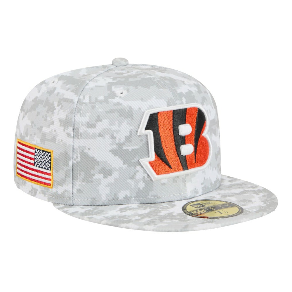 2025 Salute to Service Fan Pack 59FIFTY Fitted Hat - Cincinnati Bengals