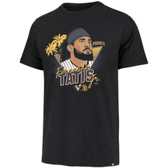 MLB Fernando Tatis Jr. San Diego Padres '47 Player Caricature Franklin T-Shirt