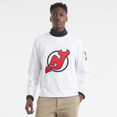 NHL White New Jersey Devils Todd Snyder Heavyweight Long Sleeve Jersey Style T-Shirt