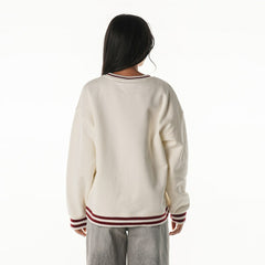 The Wild Collective Women's Oversized Vintage French Terry Sweatshirt - Washington Commanders
