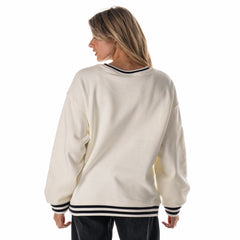 The Wild Collective Women's Oversized Vintage French Terry Sweatshirt - Houston Texans