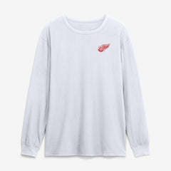 NHL White Detroit Red Wings Fanatics Game Long Sleeve T-Shirt