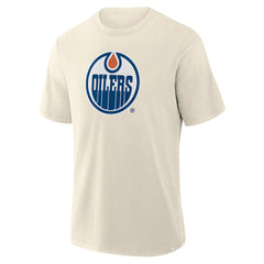 NHL Cream Edmonton Oilers Fanatics Stadium Slub T-Shirt